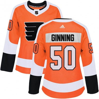 Women's Authentic Philadelphia Flyers Adam Ginning Adidas Home Jersey - Orange