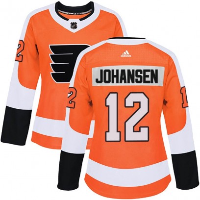 Women's Authentic Philadelphia Flyers Ryan Johansen Adidas Home Jersey - Orange