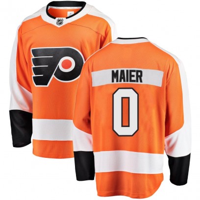 Youth Breakaway Philadelphia Flyers Nolan Maier Fanatics Branded Home Jersey - Orange