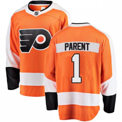 Youth Breakaway Philadelphia Flyers Bernie Parent Fanatics Branded Home Jersey - Orange