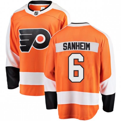 Youth Breakaway Philadelphia Flyers Travis Sanheim Fanatics Branded Home Jersey - Orange