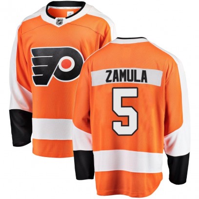 Youth Breakaway Philadelphia Flyers Egor Zamula Fanatics Branded Home Jersey - Orange