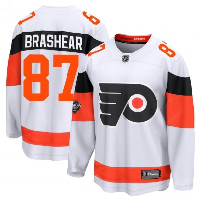 Men's Breakaway Philadelphia Flyers Donald Brashear Fanatics Branded 2024 Stadium Series Jersey - White