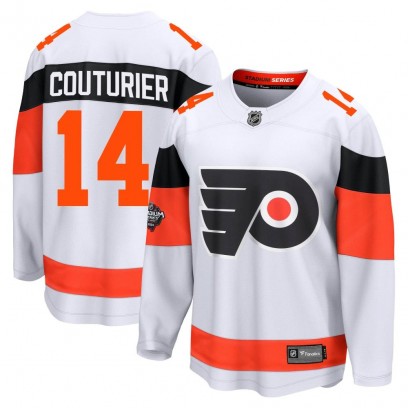 Men's Breakaway Philadelphia Flyers Sean Couturier Fanatics Branded 2024 Stadium Series Jersey - White