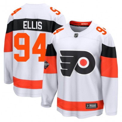 Men's Breakaway Philadelphia Flyers Ryan Ellis Fanatics Branded 2024 Stadium Series Jersey - White