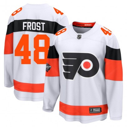 Men's Breakaway Philadelphia Flyers Morgan Frost Fanatics Branded 2024 Stadium Series Jersey - White