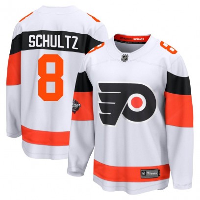 Men's Breakaway Philadelphia Flyers Dave Schultz Fanatics Branded 2024 Stadium Series Jersey - White