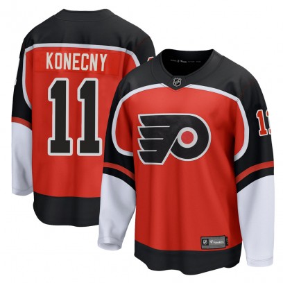 Men's Breakaway Philadelphia Flyers Travis Konecny Fanatics Branded 2020/21 Special Edition Jersey - Orange