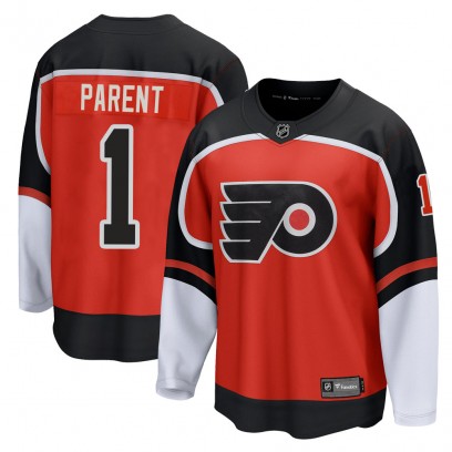 Men's Breakaway Philadelphia Flyers Bernie Parent Fanatics Branded 2020/21 Special Edition Jersey - Orange