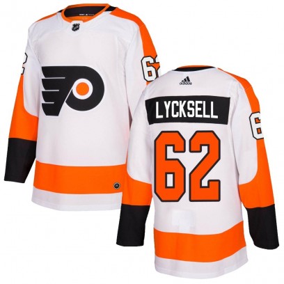 Youth Authentic Philadelphia Flyers Olle Lycksell Adidas Jersey - White