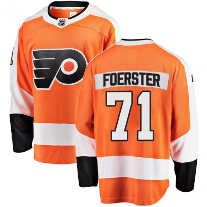 Men's Breakaway Philadelphia Flyers Tyson Foerster Fanatics Branded Home Jersey - Orange
