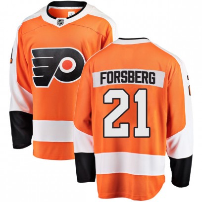 Men's Breakaway Philadelphia Flyers Peter Forsberg Fanatics Branded Home Jersey - Orange