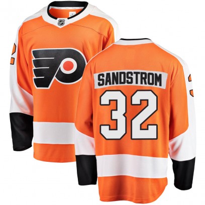 Men's Breakaway Philadelphia Flyers Felix Sandstrom Fanatics Branded Home Jersey - Orange
