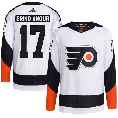 Men's Authentic Philadelphia Flyers Rod Brind'amour Adidas Rod Brind'Amour Reverse Retro 2.0 Jersey - White