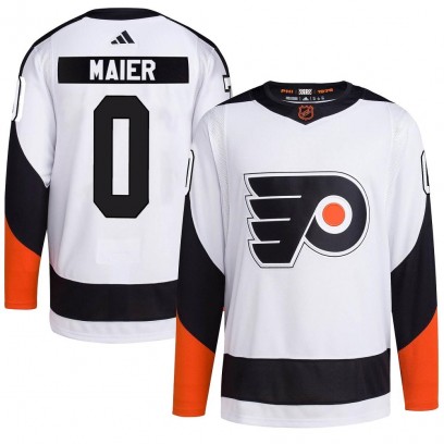 Men's Authentic Philadelphia Flyers Nolan Maier Adidas Reverse Retro 2.0 Jersey - White