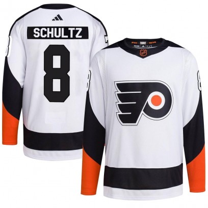 Men's Authentic Philadelphia Flyers Dave Schultz Adidas Reverse Retro 2.0 Jersey - White