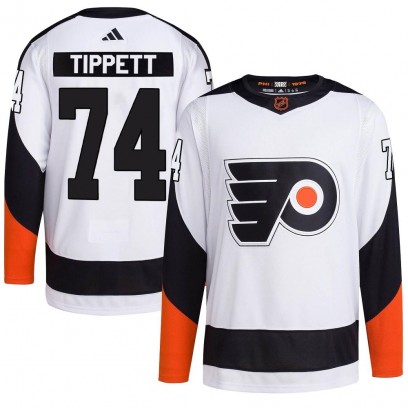 Men's Authentic Philadelphia Flyers Owen Tippett Adidas Reverse Retro 2.0 Jersey - White