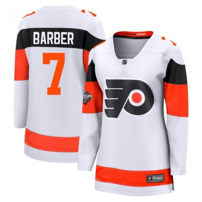 Women's Breakaway Philadelphia Flyers Bill Barber Fanatics Branded 2024 Stadium Series Jersey - White