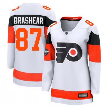 Women's Breakaway Philadelphia Flyers Donald Brashear Fanatics Branded 2024 Stadium Series Jersey - White