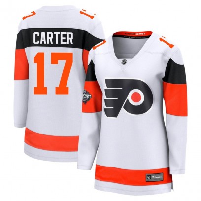 Women's Breakaway Philadelphia Flyers Jeff Carter Fanatics Branded 2024 Stadium Series Jersey - White