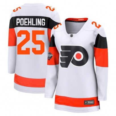 Women's Breakaway Philadelphia Flyers Ryan Poehling Fanatics Branded 2024 Stadium Series Jersey - White