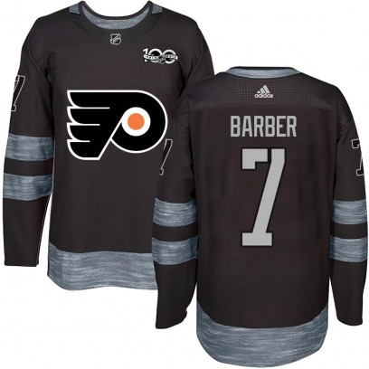 Youth Authentic Philadelphia Flyers Bill Barber 1917-2017 100th Anniversary Jersey - Black