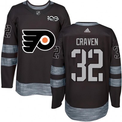 Youth Authentic Philadelphia Flyers Murray Craven 1917-2017 100th Anniversary Jersey - Black