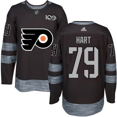 Youth Authentic Philadelphia Flyers Carter Hart 1917-2017 100th Anniversary Jersey - Black