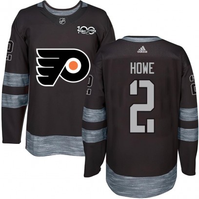 Youth Authentic Philadelphia Flyers Mark Howe 1917-2017 100th Anniversary Jersey - Black