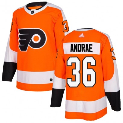 Men's Authentic Philadelphia Flyers Emil Andrae Adidas Home Jersey - Orange