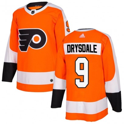 Men's Authentic Philadelphia Flyers Jamie Drysdale Adidas Home Jersey - Orange