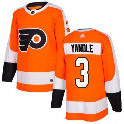 Men's Authentic Philadelphia Flyers Keith Yandle Adidas Home Jersey - Orange