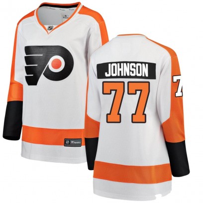 Women's Breakaway Philadelphia Flyers Erik Johnson Fanatics Branded Away Jersey - White