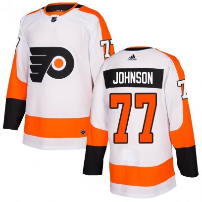 Men's Authentic Philadelphia Flyers Erik Johnson Adidas Jersey - White