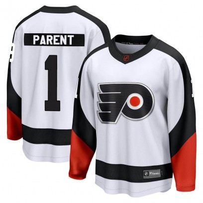 Men's Breakaway Philadelphia Flyers Bernie Parent Fanatics Branded Special Edition 2.0 Jersey - White