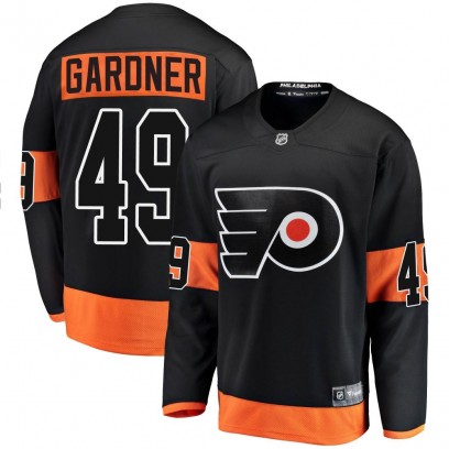 Youth Breakaway Philadelphia Flyers Rhett Gardner Fanatics Branded Alternate Jersey - Black