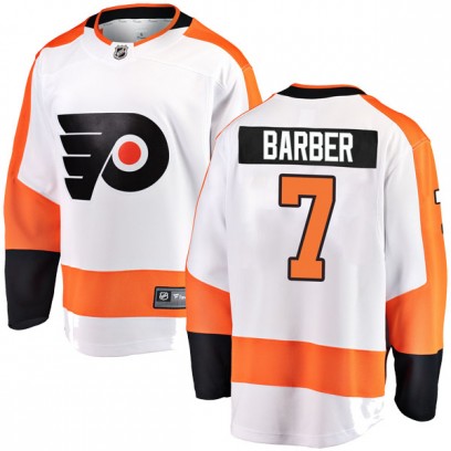 Youth Breakaway Philadelphia Flyers Bill Barber Fanatics Branded Away Jersey - White