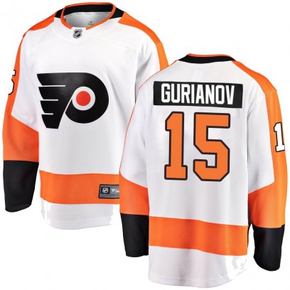 Youth Breakaway Philadelphia Flyers Denis Gurianov Fanatics Branded Away Jersey - White