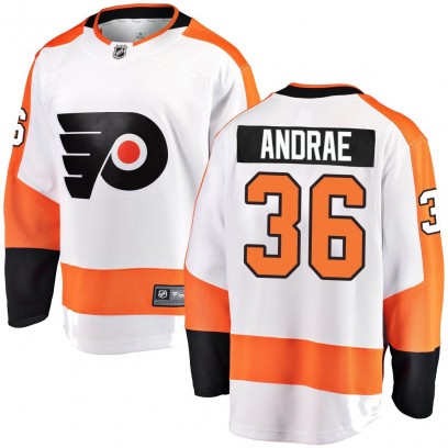 Men's Breakaway Philadelphia Flyers Emil Andrae Fanatics Branded Away Jersey - White