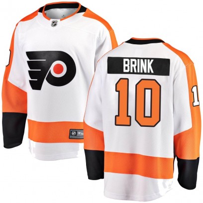 Men's Breakaway Philadelphia Flyers Bobby Brink Fanatics Branded Away Jersey - White