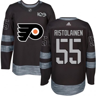 Men's Authentic Philadelphia Flyers Rasmus Ristolainen 1917-2017 100th Anniversary Jersey - Black