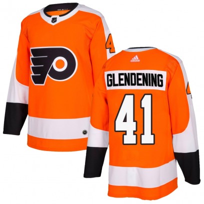 Youth Authentic Philadelphia Flyers Luke Glendening Adidas Home Jersey - Orange